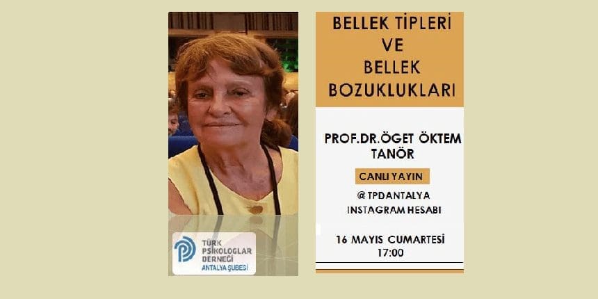 [WEBINAR]  Bellek Tipleri ve Bellek Bozuklukları